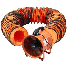 VEVOR 12" Extractor Fan Blower Portable 16.4ft Duct Hose Ventilator Industrial