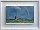 SIGNED NORFOLK LANDSCAPE OIL PAINTING MARSHES MILL BY MARTIN WALTON 1939 2018