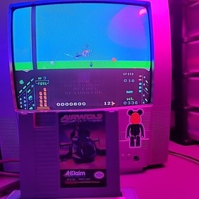 Airwolf (Nintendo Entertainment System, NES, 1989) con carrello e slip