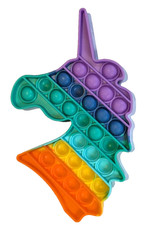 Rainbow Unicorn Push Pop It Fidget Toy