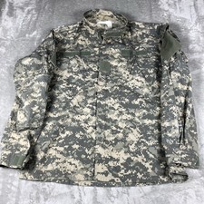 US Army ACU Combat Uniform Coat Mens Large Regular Digital Camo Jacket Ripstop