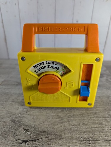 Vintage Fisher Price Musical Radio Children's Toy - Plays Mary Had A Little Lamb - Picture 7 of 15