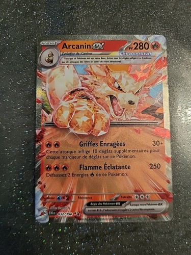 Cartes Pokémon Arcanin ex 032/198 Écarlate Et Violet Off/Française