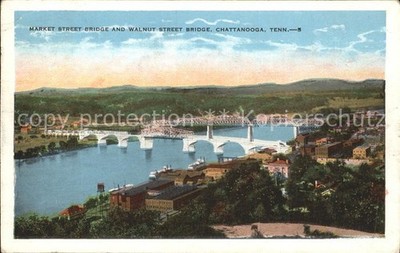 Chattanooga Tennessee Market Street Bridge and Walnut Street Bridge