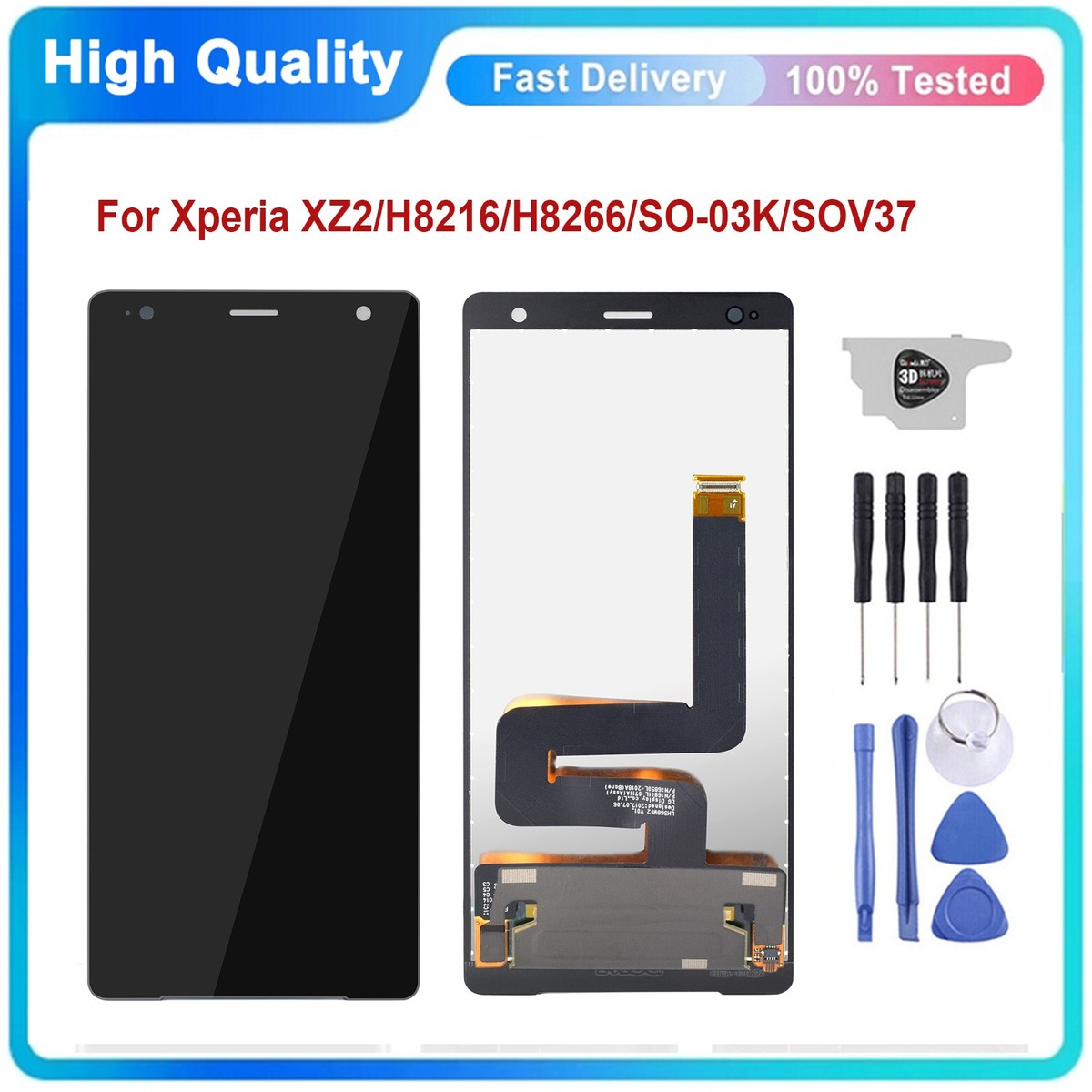 LCD Display Screen Replacement For Xperia XZ2/H8216/H8266/SO-03K