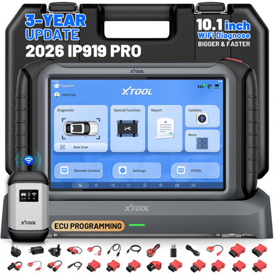 USED XTOOL IP919 PRO ECU Key Programming Bi-Directional Diagnostic Tool Scanner