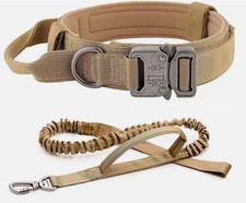 Tactical Heavy Duty Nylon Large Dog Training Collar Military With Metal Buckle