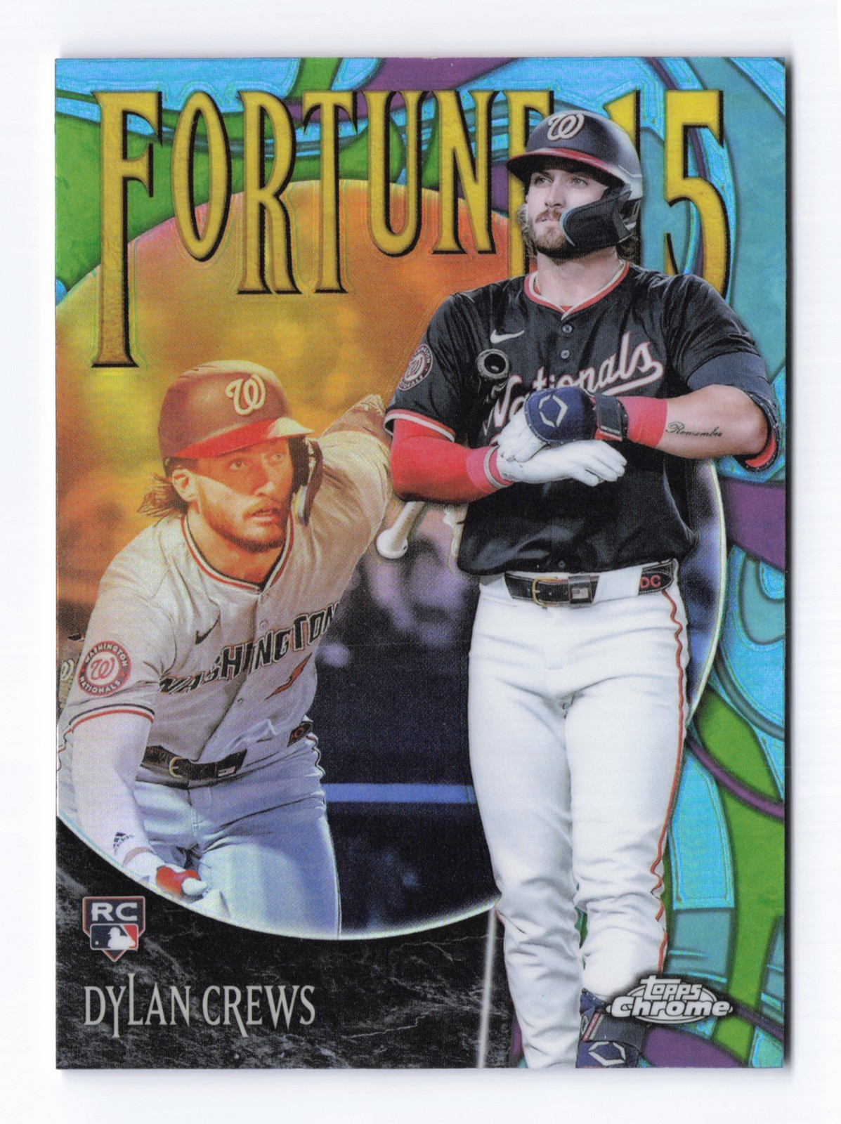 2025 Topps Chrome Dylan Crews Refractor Fortune 15 #F15-11 Rookie Card (RC)