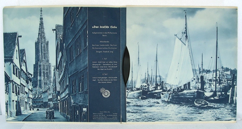 BERLINER LIEDERTAFEL "Das deutsche Lied" im orig. Cover, Schellackplatte G4729 - Bild 4 von 4