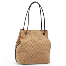Gucci Beige GG Canvas Tote Bag Medium