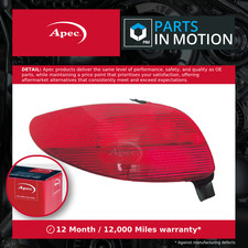 Rear Light Lamp fits PEUGEOT 206 1.4D Left 01 to 03 Back 6350K4 6350P1 Apec New