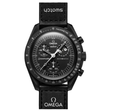 Swatch x Omega x Snoopy Bioceramic MoonSwatch Mission To The Moonphase New Moon