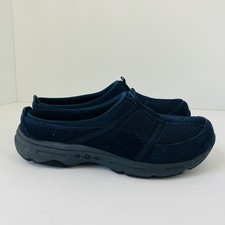 Easy Spirit Women  s Sz 8.5 Blue Mules Slip On
