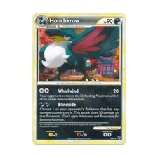 Pokemon Undaunted Honchkrow (R) #15 (Reverse Holo) EX