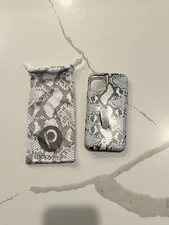 Loopy Grey White Snakeskin Apple iPhone 11 Pro Righty Phone Case FREE SHIPPING