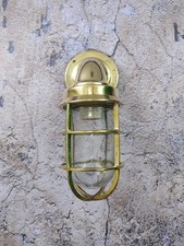 Bulkhead American Swan Neck Nautical Brass Light Marine Light Wall Light