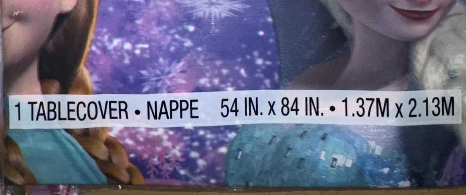 Frozen Party Supplies Disney Birthday Party Supplies bags banner Table Cover - Image 3 of 4