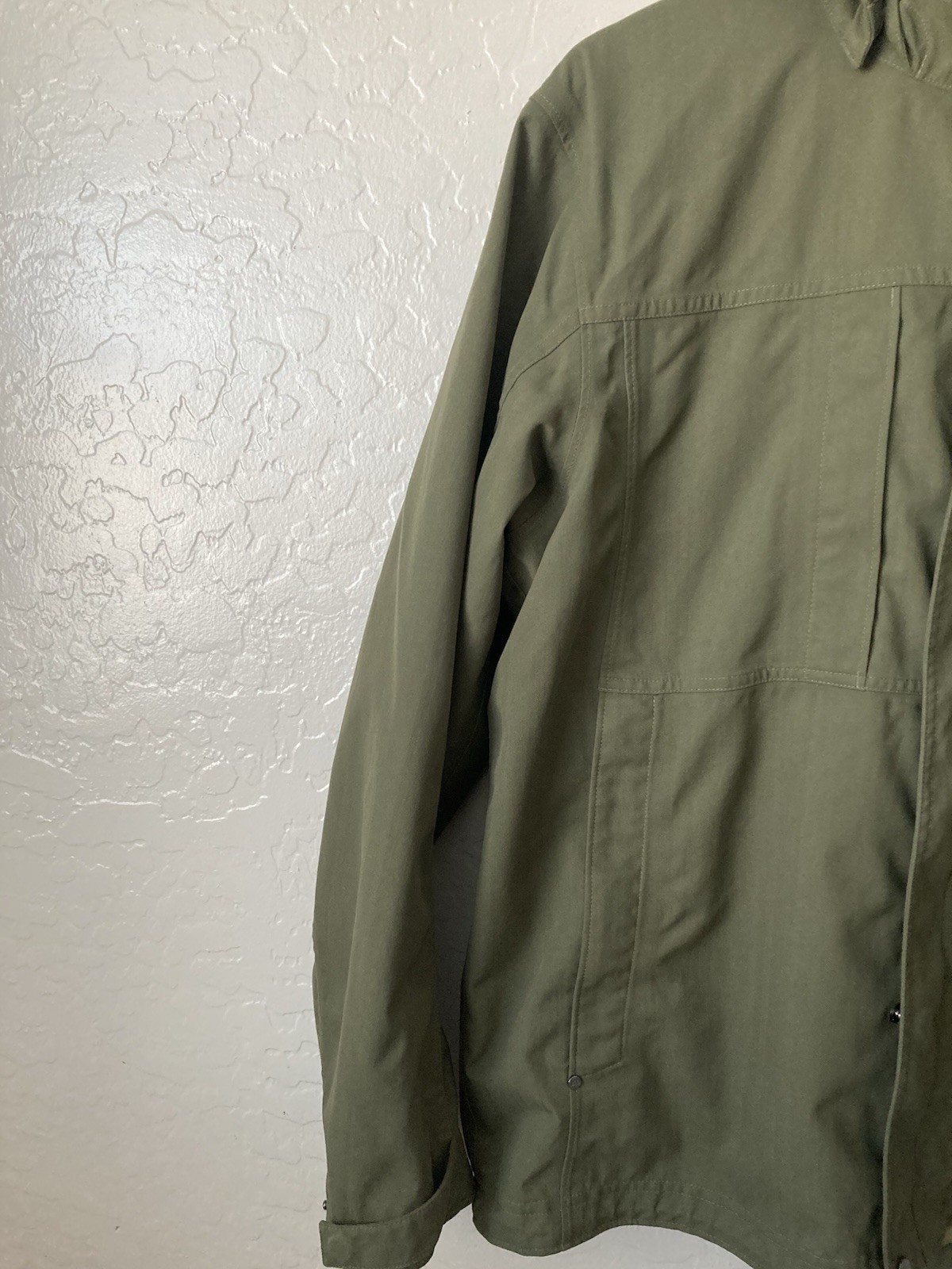 REI Jacket E1 Elements Full Zip Hooded Jacket Gre… - image 3