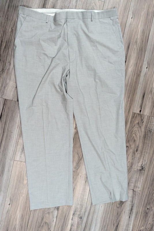 Men's JF J. Ferrar Dress Pants Gray 48 X 32