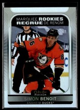 2021-22 O-Pee-Chee Platinum Simon Benoit Rookie Anaheim Ducks #235