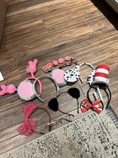 Bundle of 10 costume accessories - bunny ears, cat ears, headbands