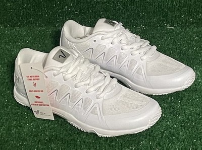 Varsity Double Edge Cheer Shoe White Size 4.5 New In Box