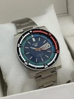 Vintage Seiko 5 Sports 6119-6053 Rally Diver Automatic Watch - 70m Resist - Blue