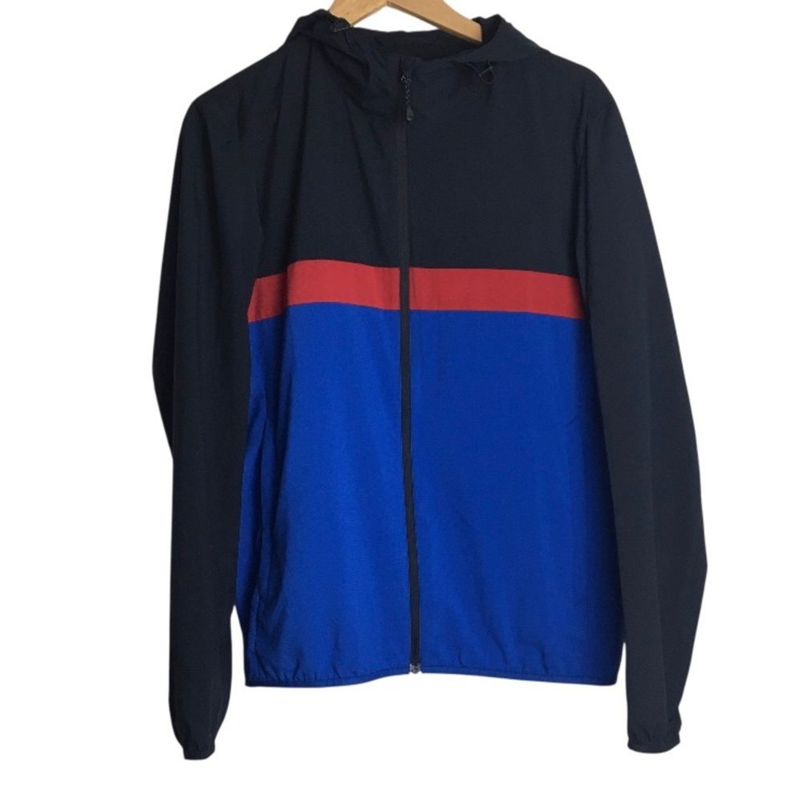 JW Anderson x Uniqlo Windbreaker Jacket Small Full Zip Colorblock 