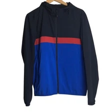 JW Anderson x Uniqlo Windbreaker Jacket Small Full Zip Colorblock 