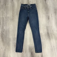 Levi’s 721 High Rise Skinny Jeans Women’s Size 28 Dark Wash Stretch