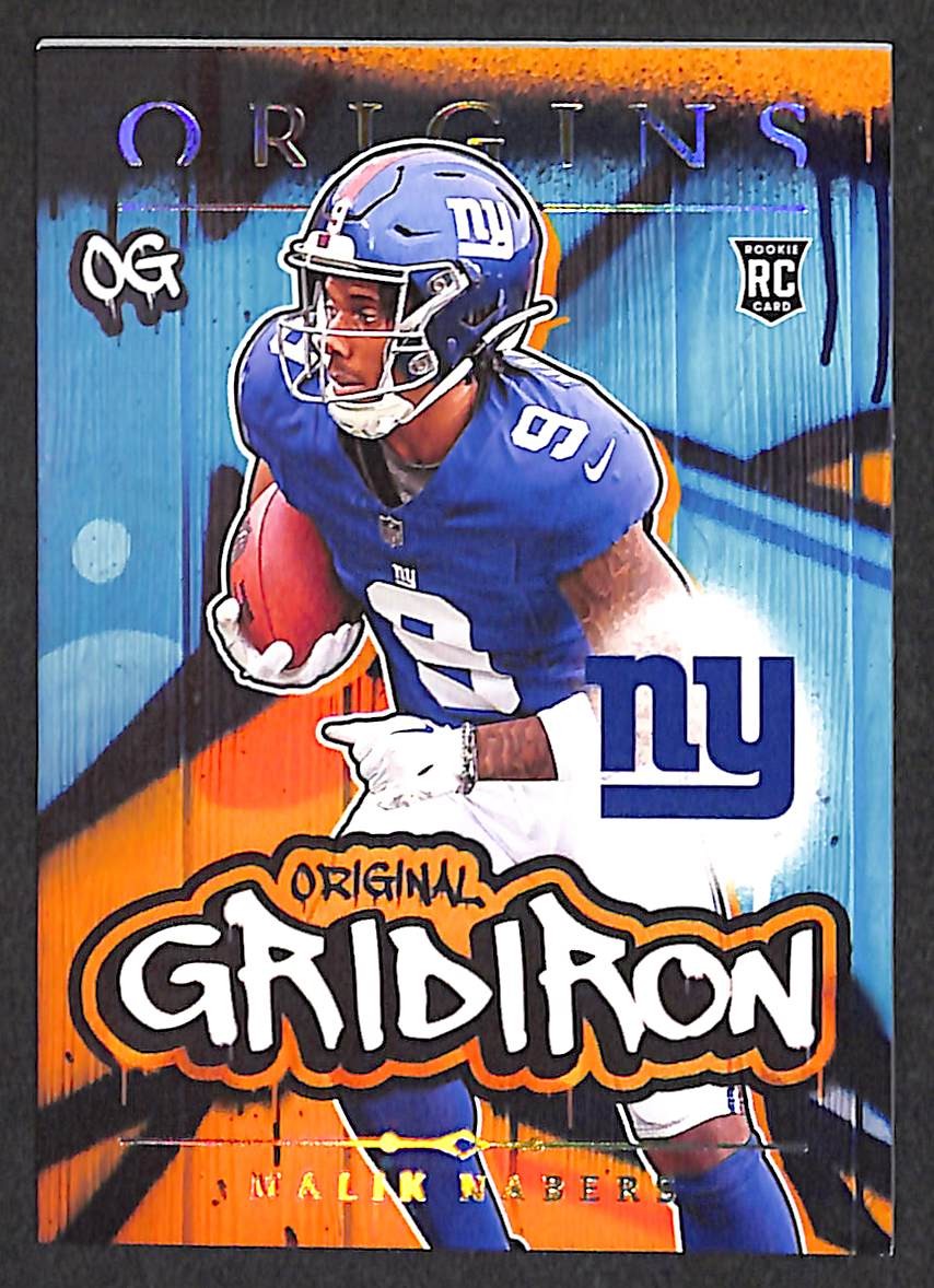 2024 Panini Origins Original Gridiron #9 Malik Nabers GIANTS Rookie - NM-MT