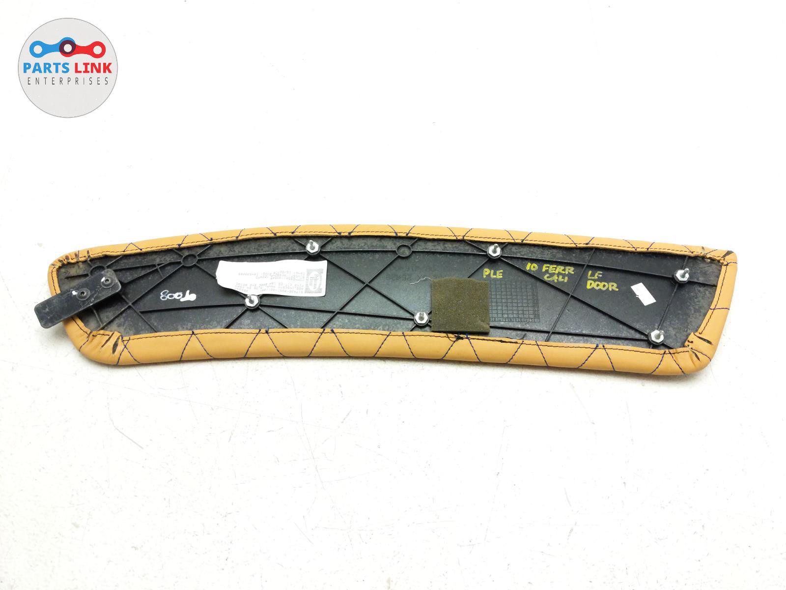 2008-14 FERRARI CALIFORNIA FRONT LEFT DRIVER DOOR TRIM PANEL COVER INSERT F149
