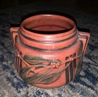 Roseville Laurel Red 1934 Vintage Art Deco Pottery Ceramic Vase 250-6