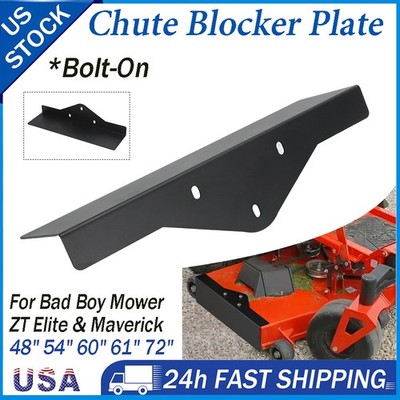 Chute Blocker / Mulch Plate For Bad Boy ZT Elite & Maverick 48'' 54'' 60'' Mower US