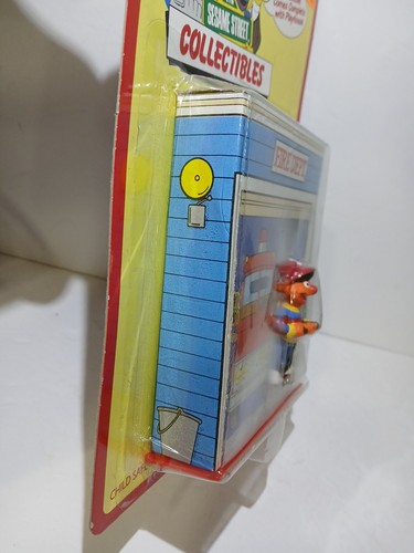 Vtg Tara Toy 1987 "SESAME STREET" Fireman "ERNIE" Toy Set Figure Playhouse Nip - Picture 8 of 14