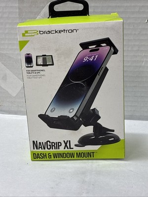 Bracketron ''NavGrip XL'' Dash/Window Mount (BT1-651-2) *Brand New In Box*