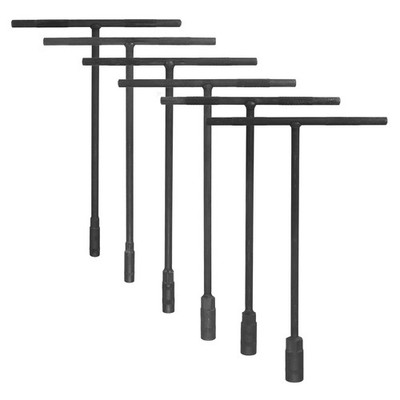 6Pcs, T-Handle Wrench Socket 6-14mm High Carbon Steel 6-Point Spanner Socket