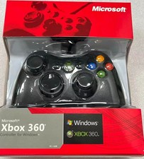 1xController USB cablato لـ مايكروسوفت إكس بوكس 360, PC أسود