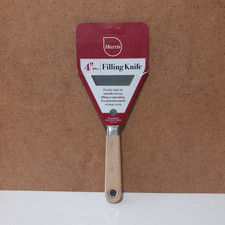 Harris 4in Filling Knife Putty Knife, Wooden Handle Steel Blade