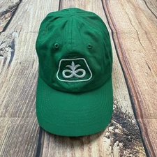 Pioneer Seeds Hat Cap Snap Back Youth Green Corteva Agriscience Logo Embroidered