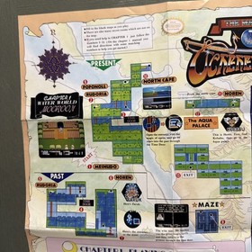 Magic of Scheherazade CUL-AS-US NES Nintendo Insert Poster / Map Only