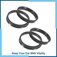 Universal Pack (4) 60.1 to 66.1mm Car Hub Centric Rings Wheel Bore Center Spacer