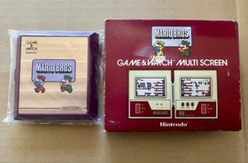 Super with BoxVintage Nintendo GAME & WATCH MU Game & Watch Multi Screen MARIO