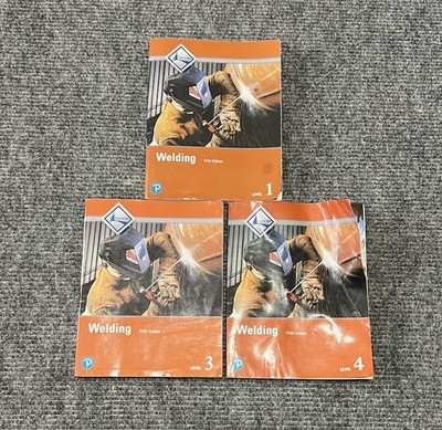 NCCER Welding 5th Edition Textbooks Levels 1, 3 & 4   Trade School Set