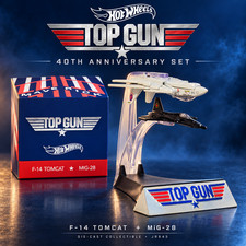 Hot Wheels Top Gun 40th Anniversary F-14 Tomcat MiG-28 Set SDCC 2026 JRB43