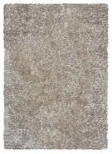 6x9 Rizzy Rugs Ivory Solid Monochrome Fluffy Area Rug KM2315 - Aprx 6' x 9'