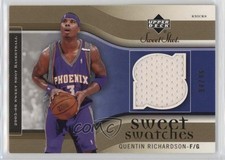 2005-06 Upper Deck Sweet Shot Swatches Gold 94/99 Quentin Richardson #SW-QR e1e