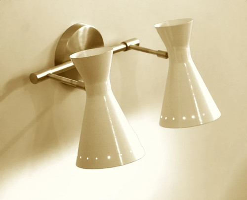 Elegant Brilliance Embracing the Timeless Charm of Brass Double Sconce Wall Lamp - Picture 6 of 9