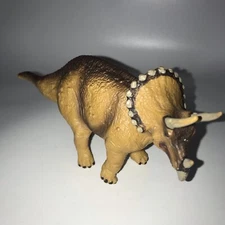 Carnegie Safari Triceratops Dinosaur Figure Prehistoric Toy 1988 Vintage 6in.