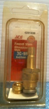 ACE Faucet Stem Milwaukee Style, 3C-9H/C HOT/COLD STEM  (4201836) FS
